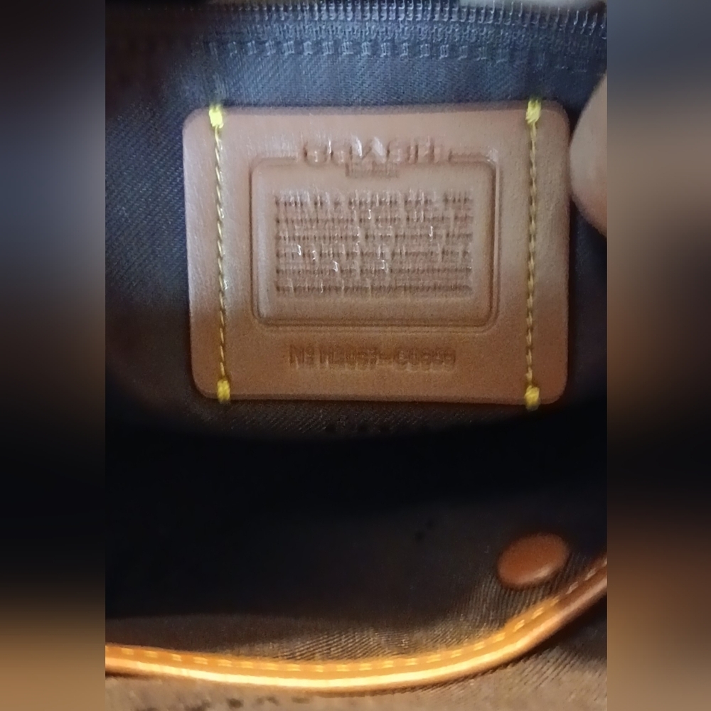 Coach Navy Blue Satchel - Picture 7 of 7